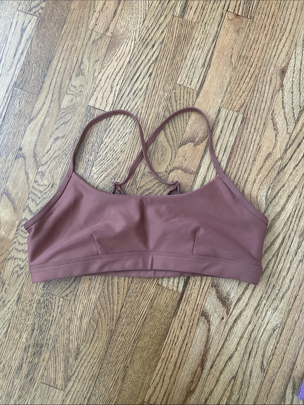ALO Yoga Dusty Mauve Seamless Sports Bra